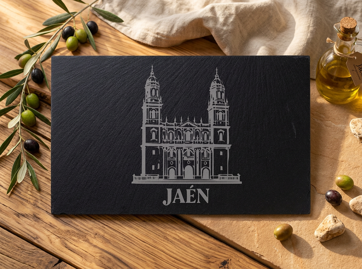 Engraved Slate Board – Jaén – Catedral de Jaén – 30x20cm
