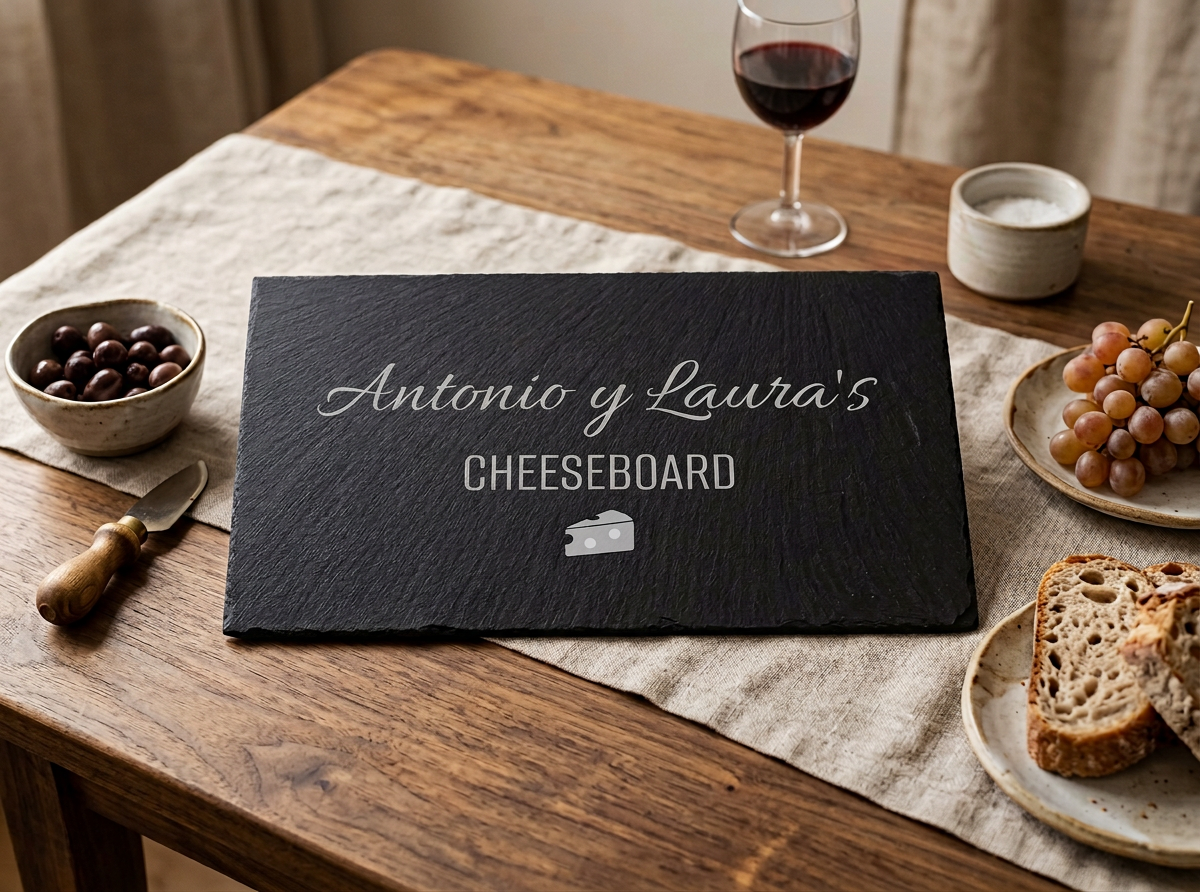 Personalised Slate Cheeseboard – 30x20cm