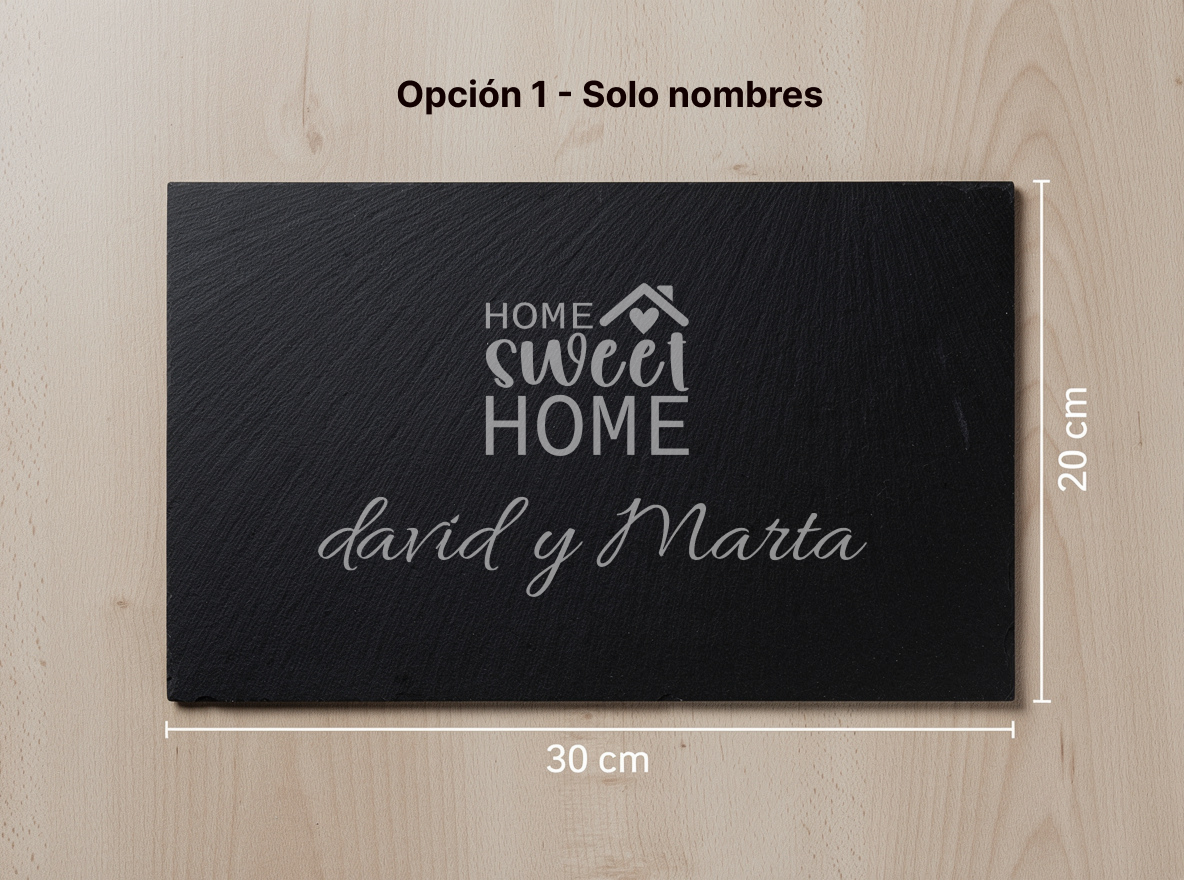 Personalised Slate Board – Housewarming Gift – 30x20cm